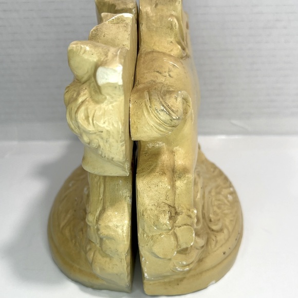 Vintage Chalkware Pegasus Bookends - Picture 2 of 6